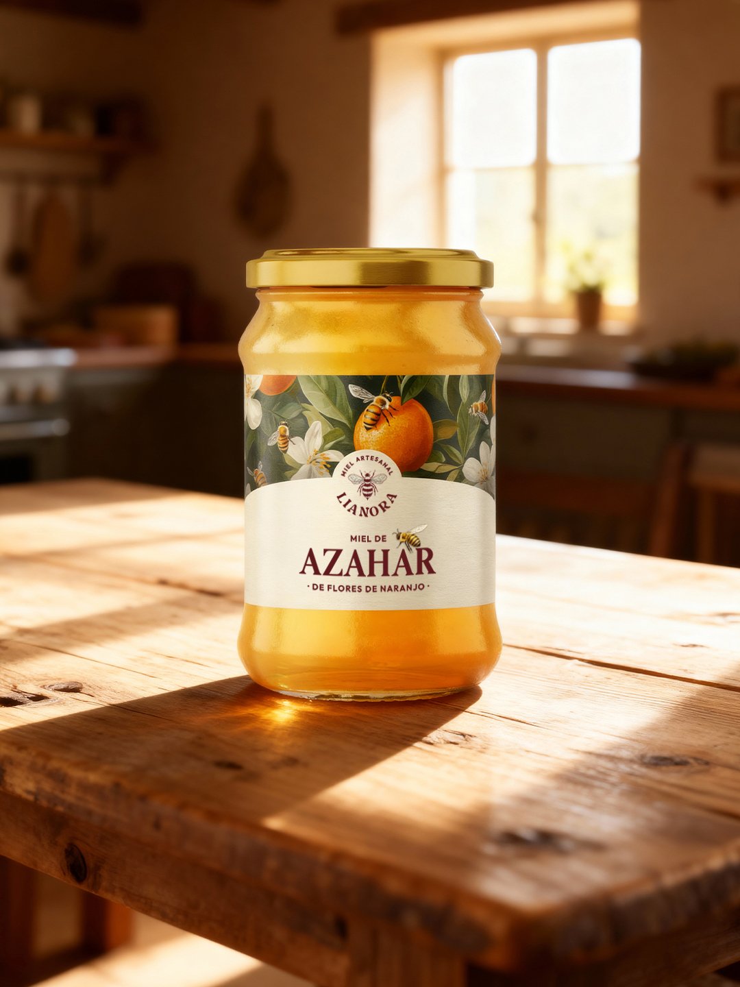 Tarro de miel de azahar Lianora